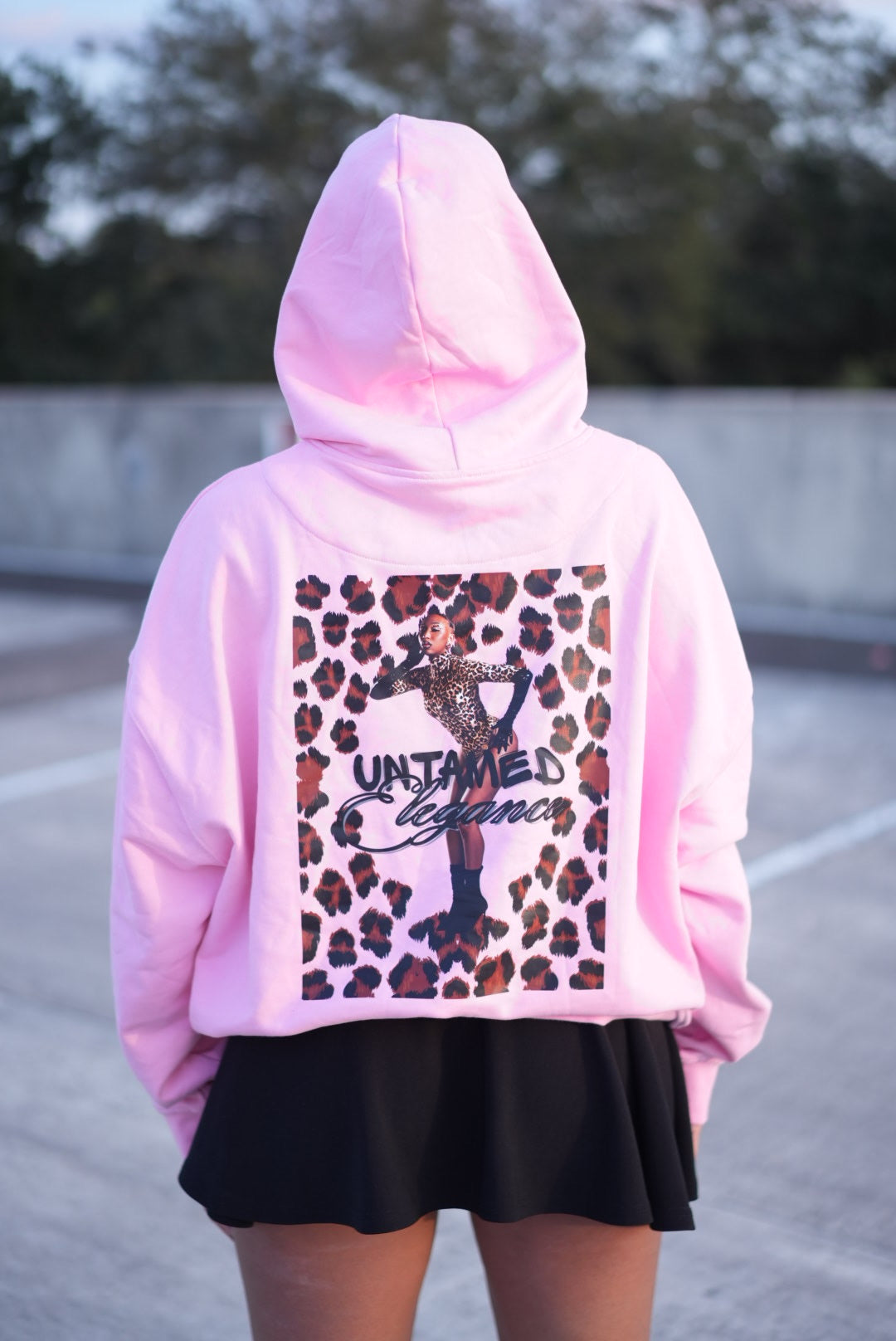 Wild & Elegant Zip-Up Hoodie