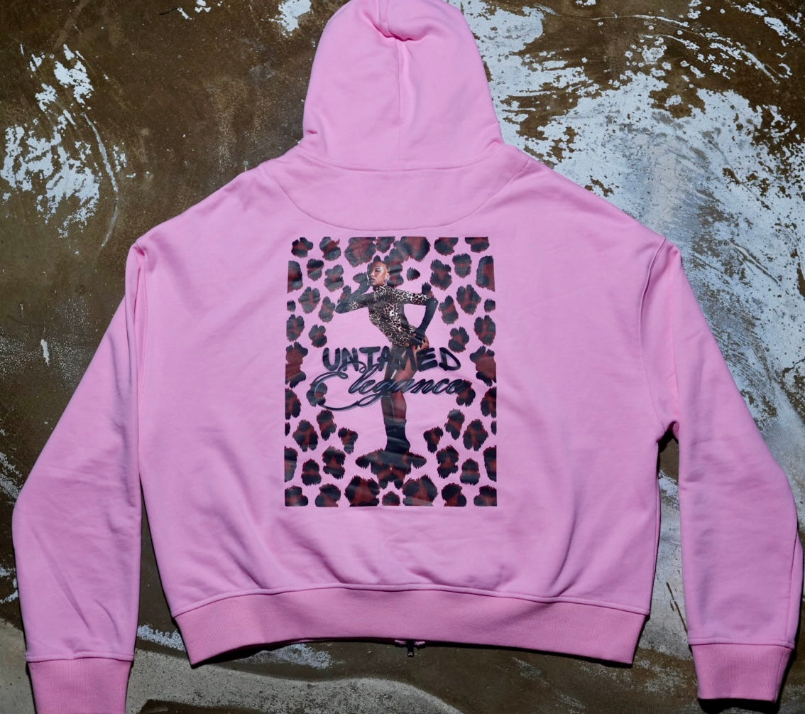 Wild & Elegant Zip-Up Hoodie