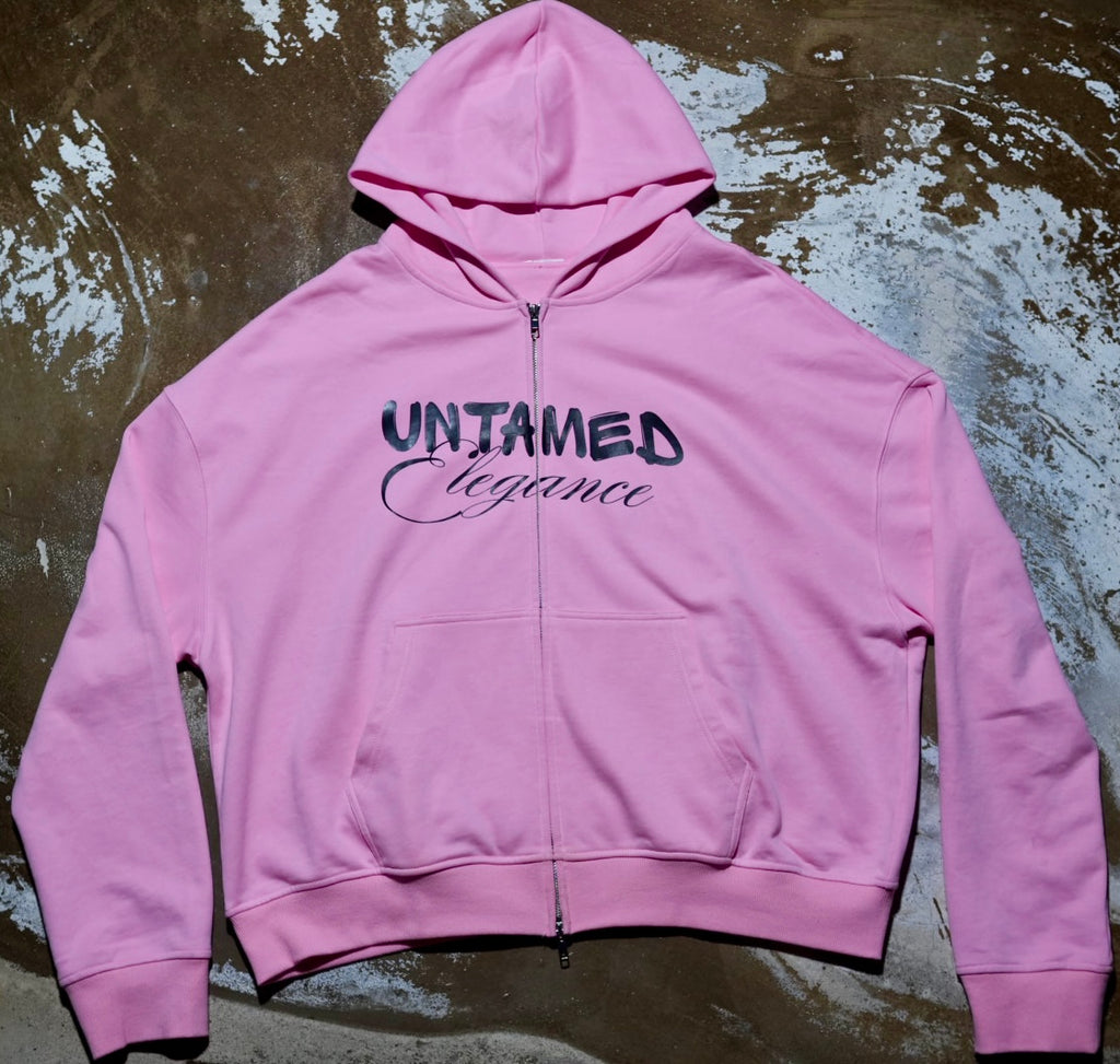 Wild & Elegant Zip-Up Hoodie